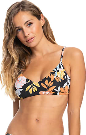 Top de Bikini Bandeau Moldeado para Mujer Roxy Printed Beach Classics Top de Bikini con Cubertura Normal Mujer 