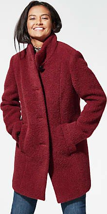 Project Wolle Mantel mit Gürtel in Rot Y Damen Bekleidung Mäntel Lange Jacken und Winterjacken 