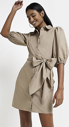 EVA-MARIA FELDMANN Shirt Dress brown casual look Fashion Dresses Shirt Dresses 