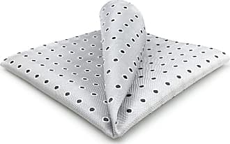 TigerTie designer silk handkerchief in polka dot handkerchief 100% silk 