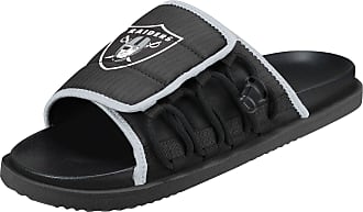 FOCO Women's Las Vegas Raiders Double-Buckle Sandals