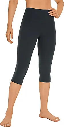  CRZ YOGA Womens Butterluxe Workout Yoga Capri Leggings 23  Inches - High Waist Crop Pants with Pockets Buttery Soft Gym Black XX-Small  : Clothing, Shoes & Jewelry