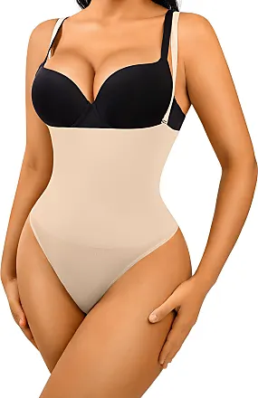 Seamless Shapewear Bodysuit for Women Tummy Control Butt Lifter Panty Hi- Waist Trainer Stomach Body Shaper Slimming Beige S : : Clothing,  Shoes & Accessories