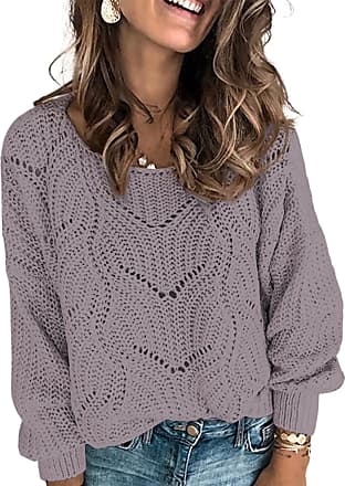 PRETTYGARDEN Women's Fashion Sweater Long Sleeve Casual Ribbed