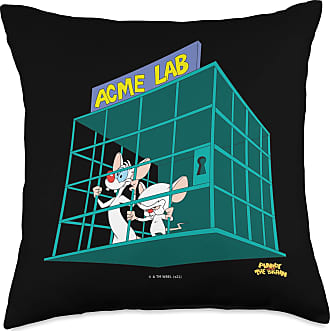 Tractor Shoe Throw Pillow Animaniacs Pinky and The Brain Multicolor 18x18 