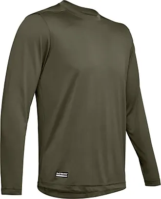 T-shirts Under Armour IsoChill Printed Compression LS Black/ Phosphor Green