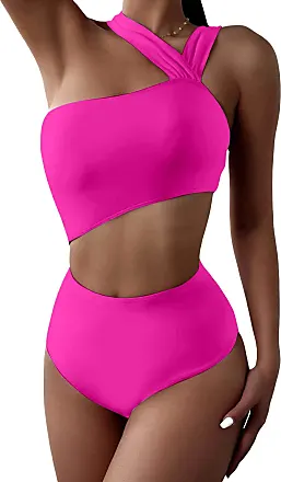 Swimwear / Bathing Suit from MakeMeChic for Women in Pink