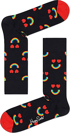 Happy Socks Popcorn Sock Calzini Manufacturer Size:41-46 4-11 Unisex Black 