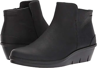 ecco black boots ladies
