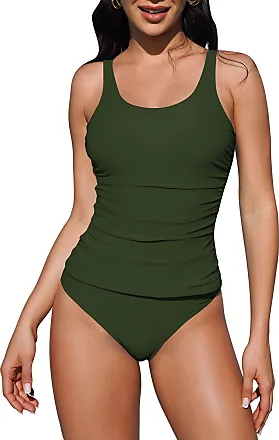 Yonique Womens Strapless One Piece Swimsuit Tummy India