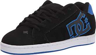 black and blue dc shoes