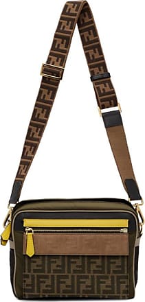 fendi leather messenger bag