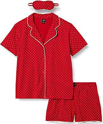 Marke Iris & Lilly Damen Pyjama-Set aus Baumwolle 