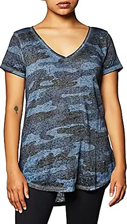 Lucky Brand Women's Printed Scoop Neck Tee, Blue Multi, X-Small