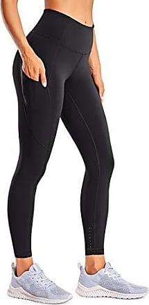 CRZ YOGA Donna Leggins Sportivi Fitness Pantaloni da Yoga Alta Vita con Tasche 71cm 