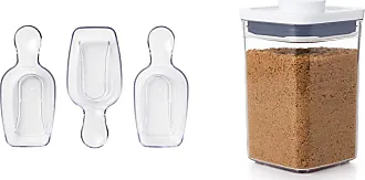 OXO Steel POP Container Small Square Short (1.1 Qt/1 L) - Airtight Food  Storage - Ideal for Brown Sugar, Tea,Grey