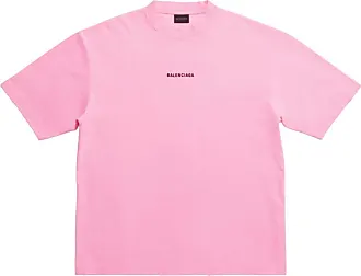 Balenciaga logo-patch mélange jumper - Pink