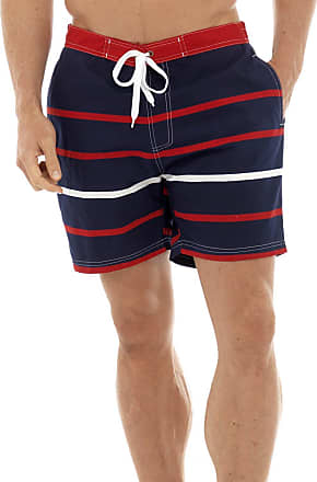 Tom Franks Mens Striped Swim Shorts 
