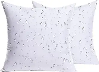 MIULEE Pack of 4 18x18 Outdoor Pillow Inserts, Water-Resistant Throw Pillow  Inserts Decorative Premium Square Pillow Stuffer Sham for Porch Swing