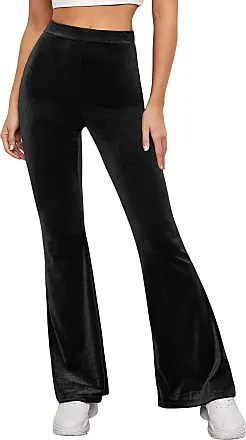Floerns Women's Elegant High Waist Flare Leg Zipper Fly Corduroy Trouser Pants  Brown XS at  Women's Clothing store