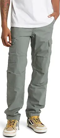 Cotton corduroy cargo pants in green - Moncler