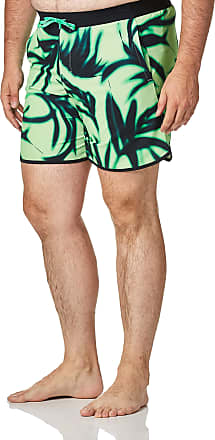 Mens Clothing Beachwear Swim trunks and swim shorts Amir Slama Foliage Print Swim Short in Green for Men 