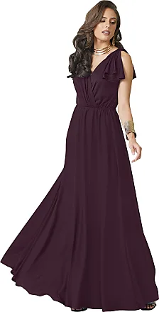  KOH KOH Petite Womens Long V-Neck Summer Grecian Greek  Bridesmaid Wedding Party Guest Flowy Formal Evening Slimming Vintage  Maternity Gown Gowns Maxi Dress Dresses, Black S 4-6 : Clothing, Shoes 