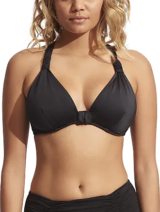 Seafolly: Black Swimwear / Bathing Suit now up to −58%