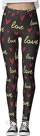 Women's Fashion Valentine Leggings Butt Lifting Love Heart Print  Compression Yoga Pants Butt Scrunch High Waisted Gym, Blue, Small :  : Clothing, Shoes & Accessories