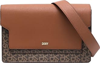 DKNY Bryant monogram-print Crossbody Bag - Brown Size