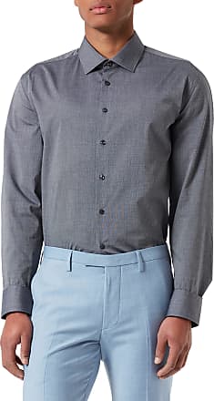 Seidensticker Modern Langarm Mit Button-Down Kragen Soft Uni Smart Business Camisa para Hombre 