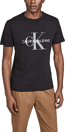Calvin Klein Men's Relaxed Fit Crewneck T-Shirt, Black Beauty, X-Small at   Men's Clothing store
