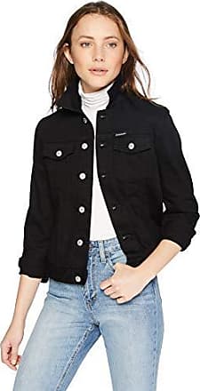 calvin klein black denim jacket