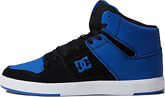 Kids DC Blue Suede Classis Low Skate Trainers Uk Size 1 *WOW* 