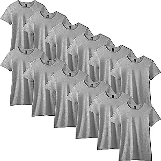 Gildan Men Grey T-Shirts Value Pack Shirts for Men Pack of 6 Pack of 12  Grey Shirts for Men Gildan T-shirts for Men Gray T-shirt Casual Shirt Basic