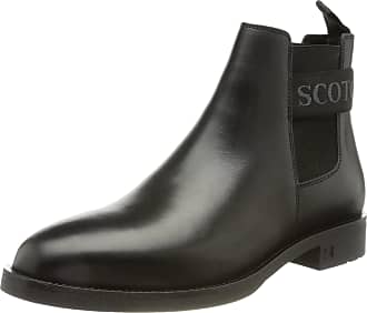 10.5 UK Scotch & Soda Borrel Mens Black Casual Boots 