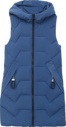 Ladies Sleeveless Coat Stand Collar Lightweight Vest Gilet Puffer Zip Quilted Jacket Womens Zip Up Pockets Sleeveless Body Warmer Christmas Winter Gifts for Mothers Girlfriends 