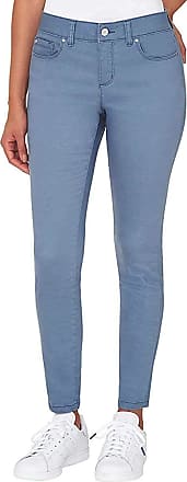 Jones New York Ladies Comfort Waist Mid Rise Skinny Jeans Bluebell Size 14/32