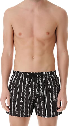 black moschino swim shorts