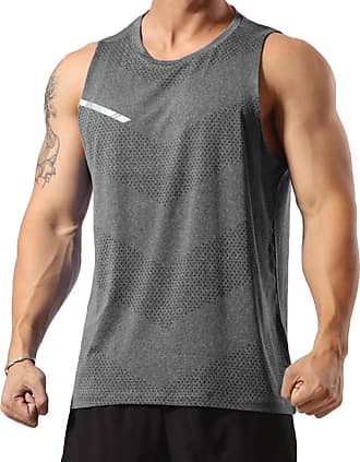 Try Men's Premium Basic Running Sleeveless Shirts 100% Cotton Multi Pack SBW 