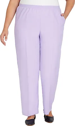 Alfred Dunner Plus Womens Modern Fit Slimming Pants