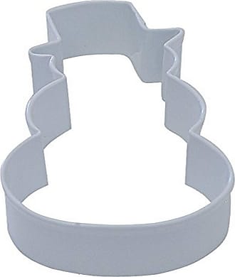 Bulk Lot of 12 3-Inch CybrTrayd R&M Snowflake Durable Cookie Cutter Blue