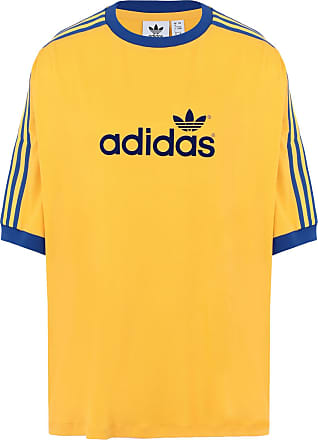 RETRO Adidas T-Shirt Größe S braun/gelb ORIGINALS KULT Mode & Beauty Herrenbekleidung 