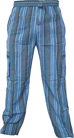 Gheri Light Cotton Loose Elastic Waist Summer Pocket Casual Lounge Wear Trousers Pant 