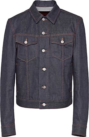 Ferragamo contrast-stitching velvet buttoned jacket - Black