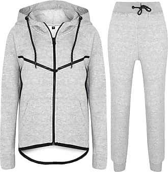 Fashions Mens Scuba Panel Polyester Tracksuit Set New Slim Fit Cord Hoodie Top 