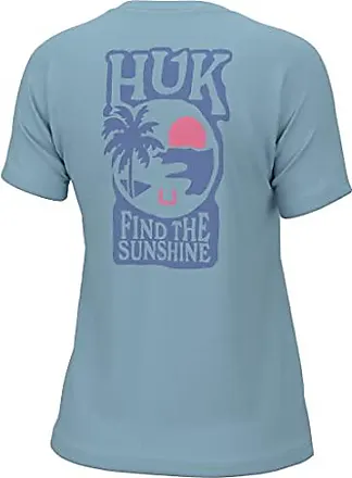  HUK Standard Short Sleeve Performance Tee, Fishing T-Shirt for  Men, American Crystal Blue, Small : Clothing, Shoes & Jewelry