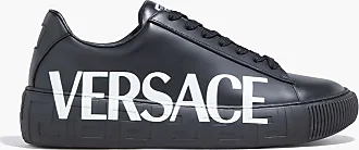 Versace Black/White Trigreca Low-Top Sneakers ref.703878 - Joli Closet