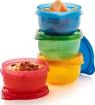 Tupperware Brand 8-Piece One Touch Reminder Canister Set (4 Dry Food  Storage Containers + 4 Lids) - Black - Airtight, Dishwasher Safe & BPA Free