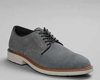 Santoni Leather Derby Taupe Lace Up in Grey for Men Mens Shoes Lace-ups Derby shoes 